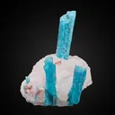 Elbaite v. Cuprian, Quartz - image 1