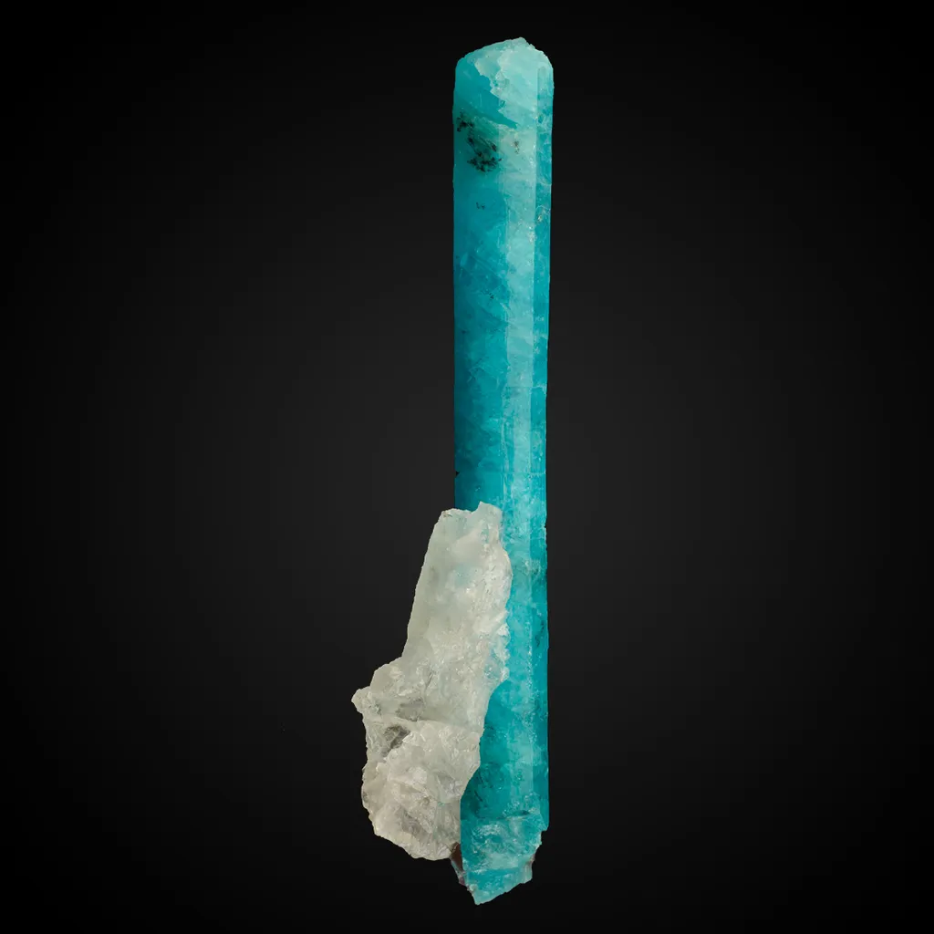 Elbaite v. Cuprian, Quartz image