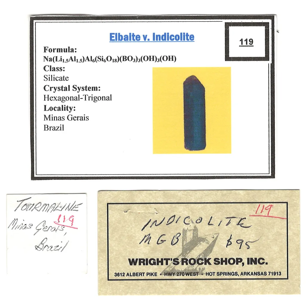 Elbaite var. Indicolite - image 5