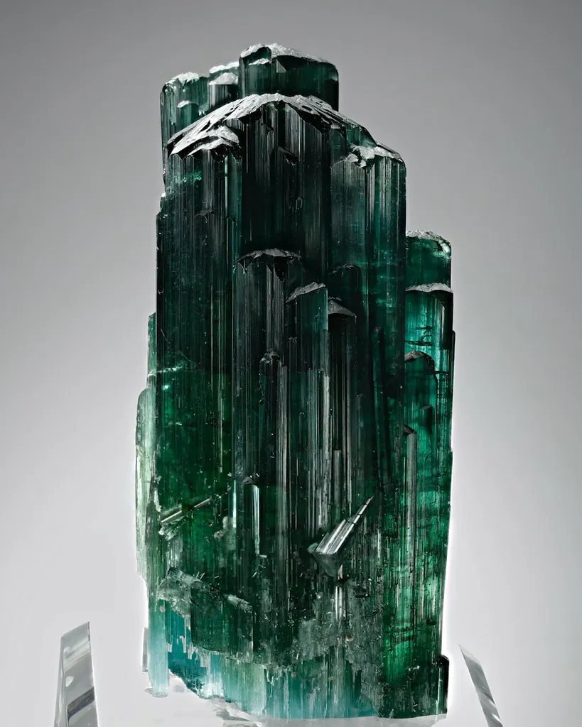 Elbaite var. Indicolite Tourmaline image