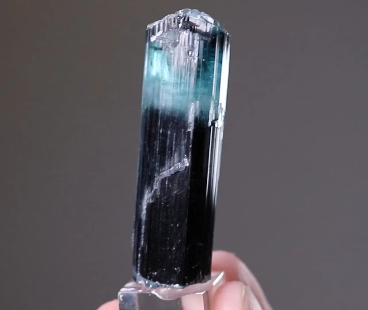 Elbaite var. Indicolite Tourmaline group - image 2
