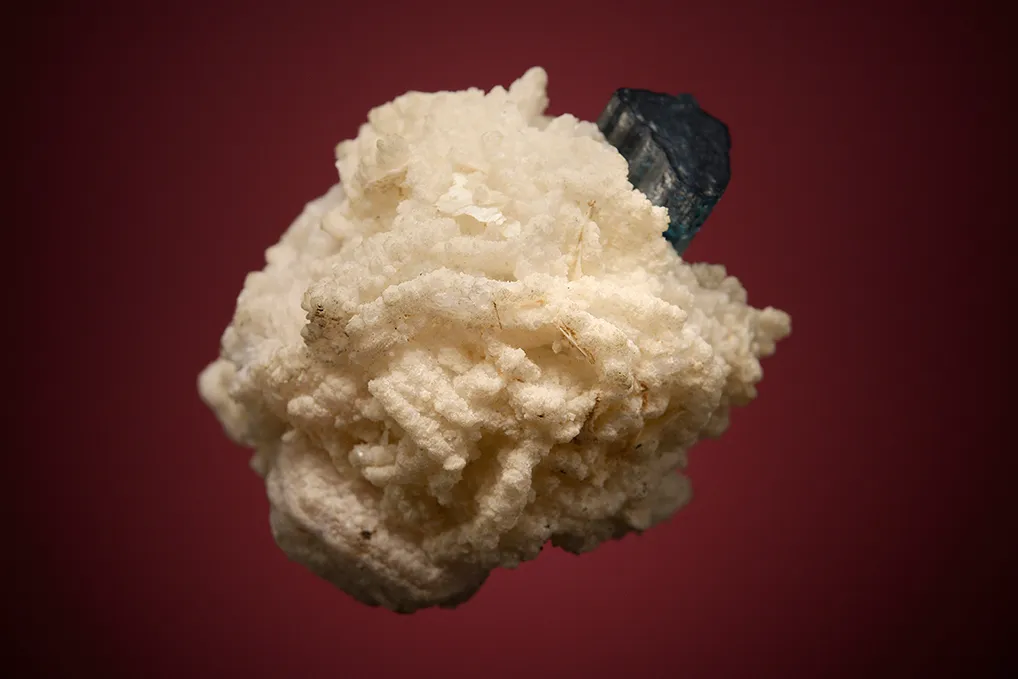 Elbaite var. Indicolite with Albite - image 3