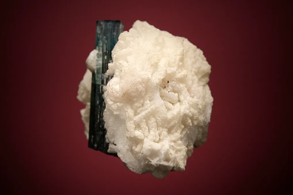 Elbaite var. Indicolite with Albite - image 4