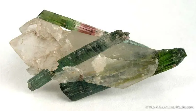 Elbaite Var. Tourmaline in Quartz (Floater & Illustrated) - image 2