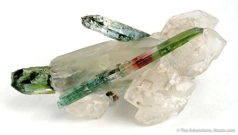 Elbaite Var. Tourmaline in Quartz (Floater & Illustrated) image
