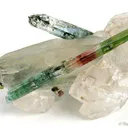 Elbaite Var. Tourmaline in Quartz (Floater & Illustrated) - image 1