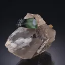 Elbaite var. Verdelite on Quartz - image 1