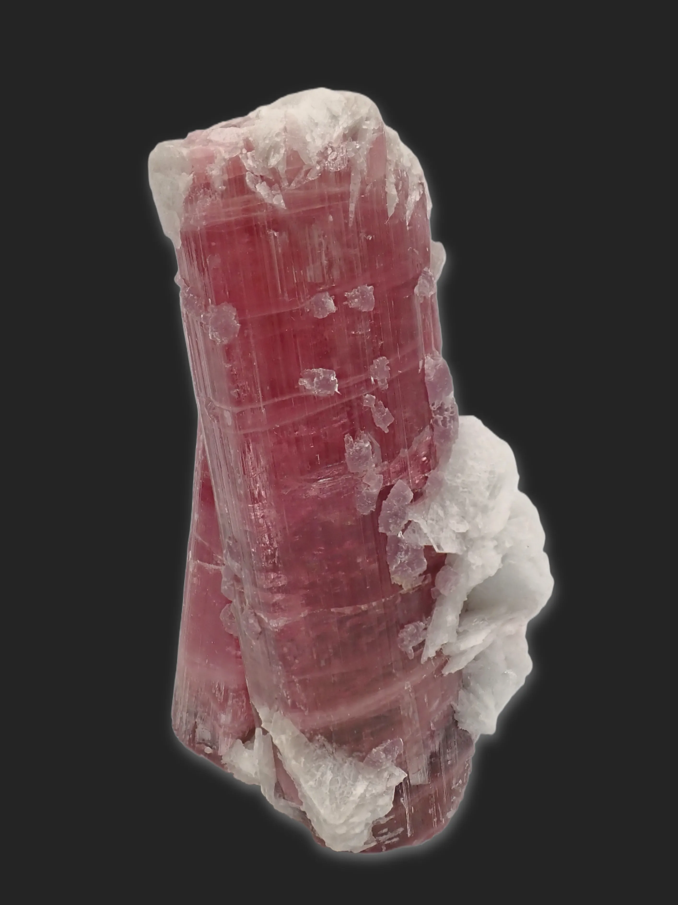 Elbaite variety Rubellite with Lepidolite and Clevelandite - image 2