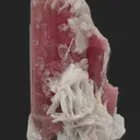 Elbaite variety Rubellite with Lepidolite and Clevelandite - image 6
