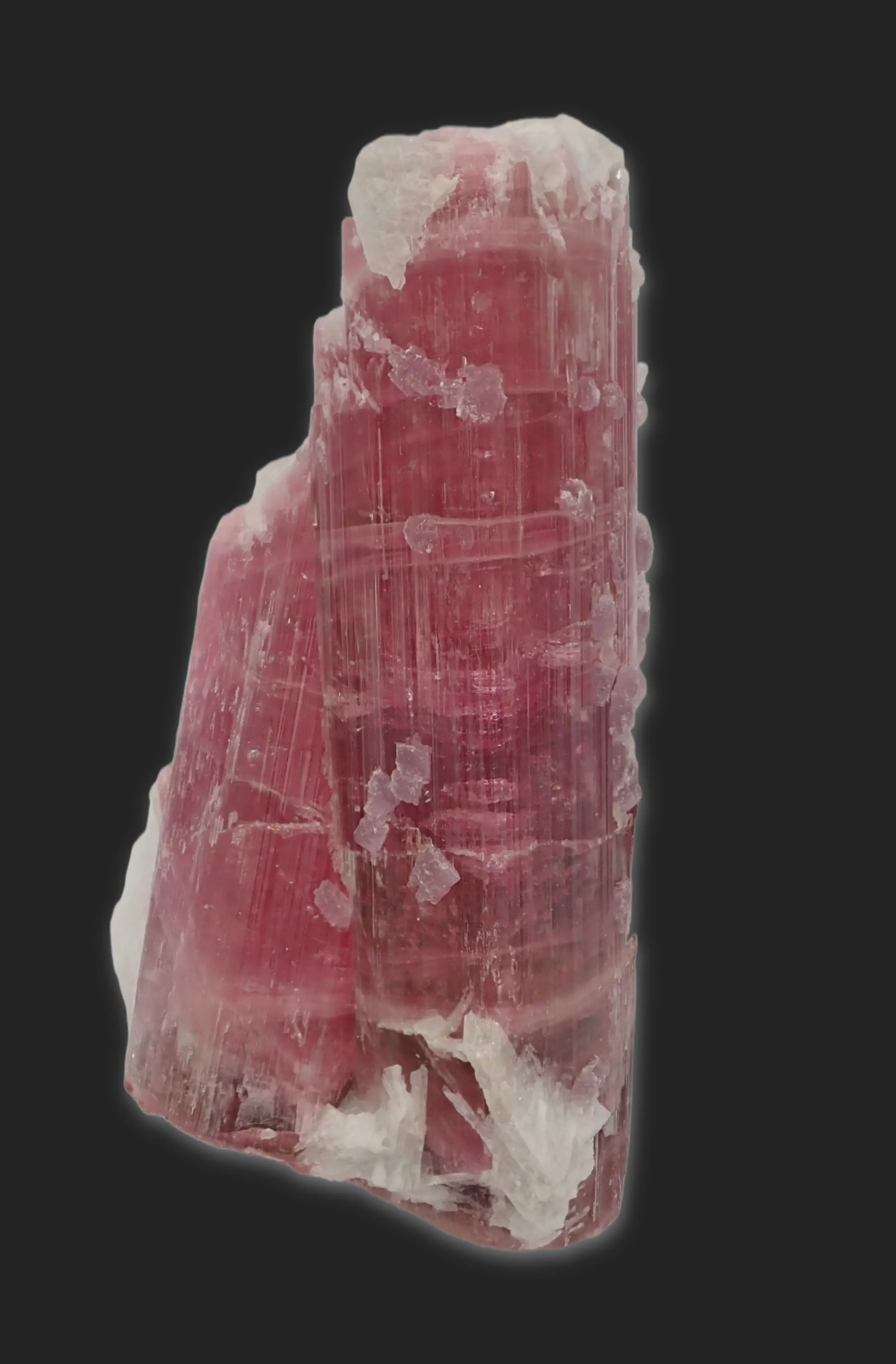 Elbaite variety Rubellite with Lepidolite and Clevelandite - image 5