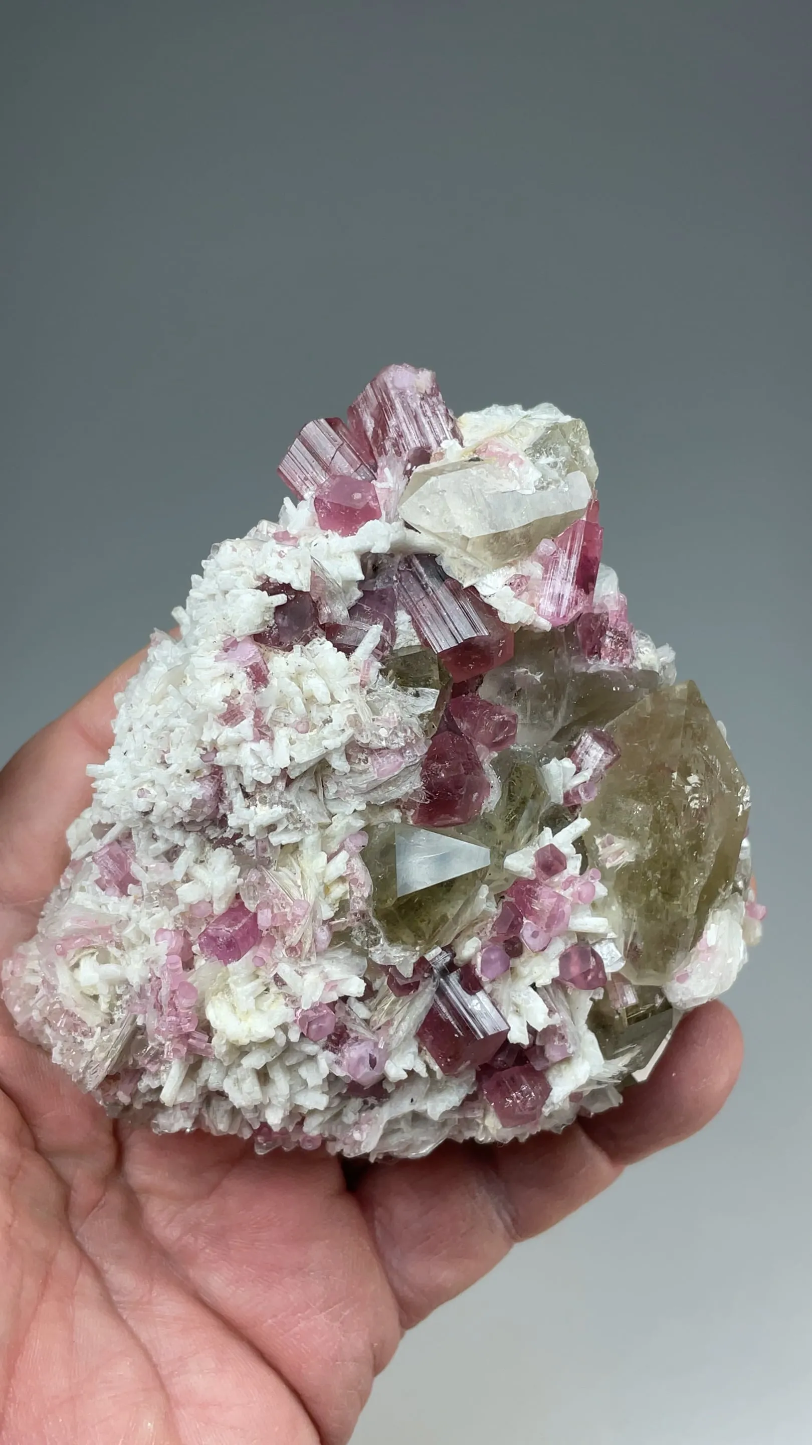 Elbaite with Albite, Quartz - image 2