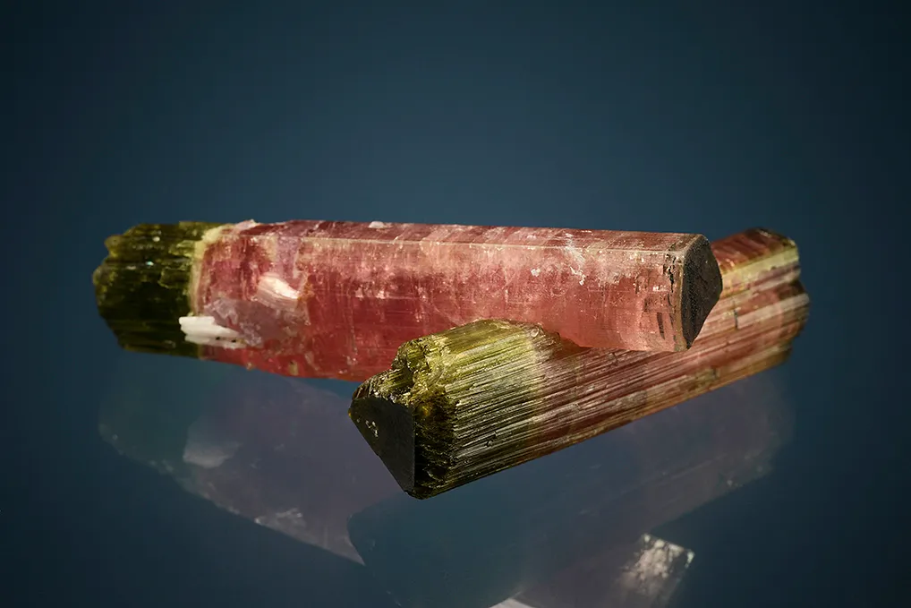 Elbaite with Albite var. Cleavelandite (repaired) - image 4