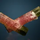 Elbaite with Albite var. Cleavelandite (repaired) - image 2