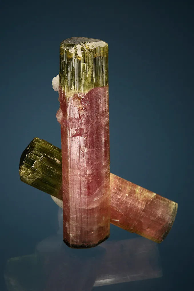 Elbaite with Albite var. Cleavelandite (repaired) - image 5
