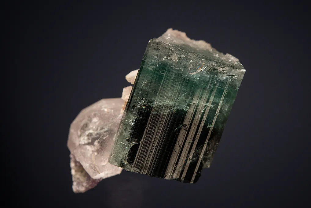 Elbaite with Beryl var. Morganite image