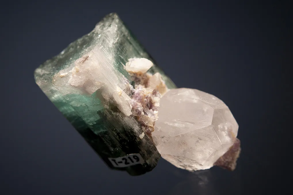Elbaite with Beryl var. Morganite - image 3