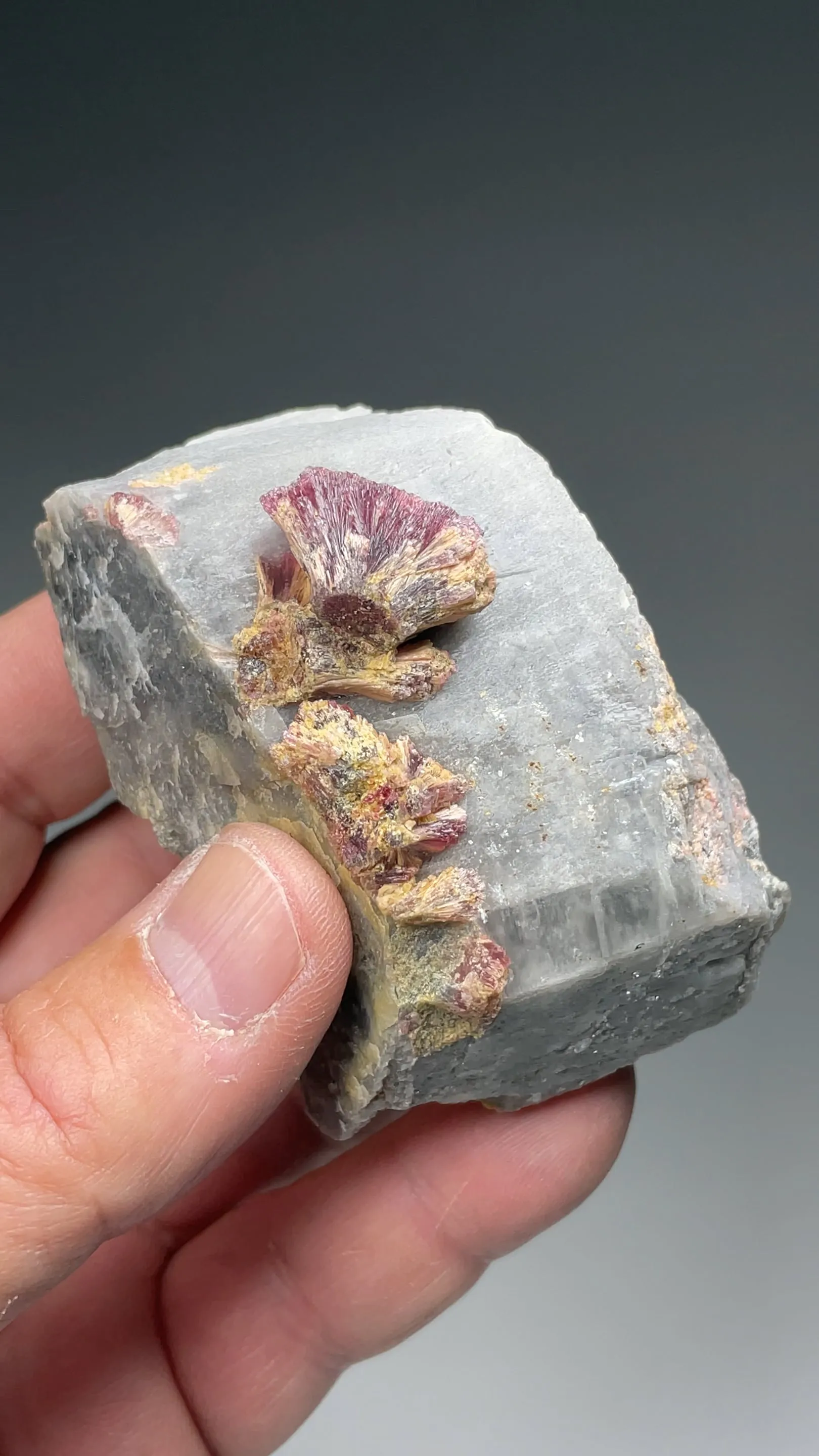 Elbaite with Calcite - image 2