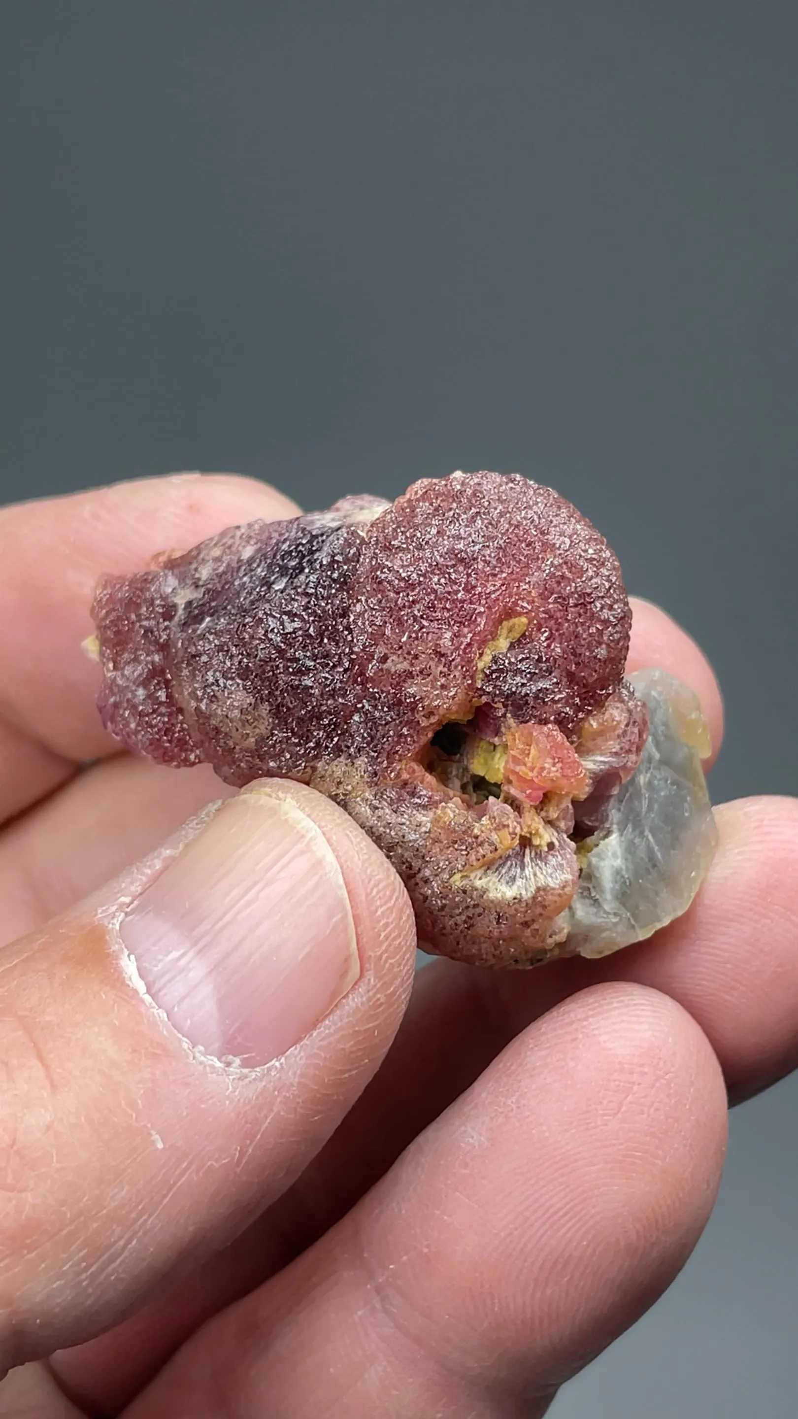 Elbaite with Calcite - image 2