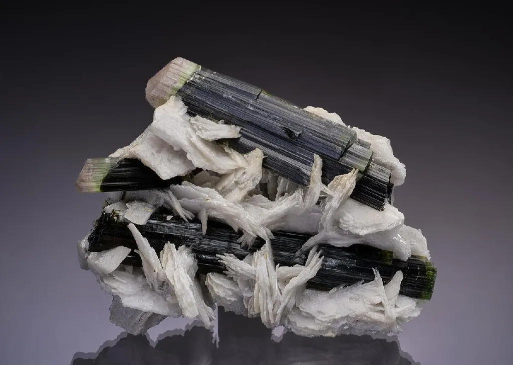 Elbaite with Cleavelandite image