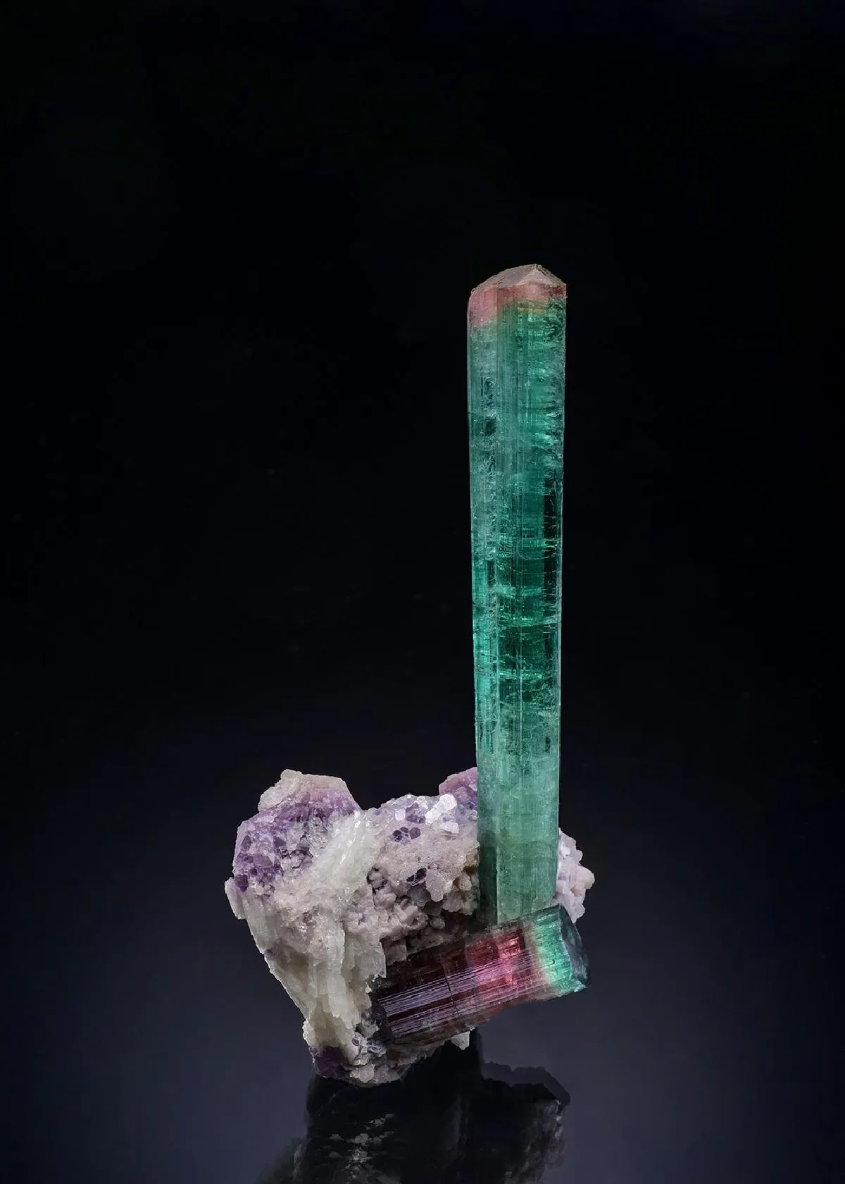 Elbaite with Cleavelandite and Lepidolite - image 1