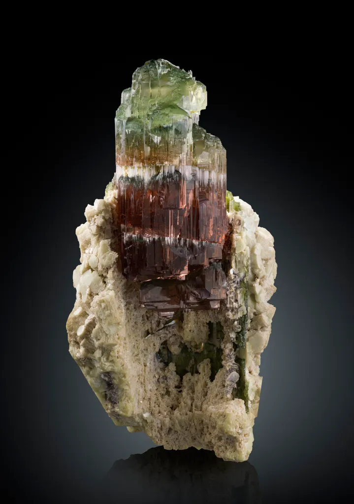Elbaite with Cookeite image