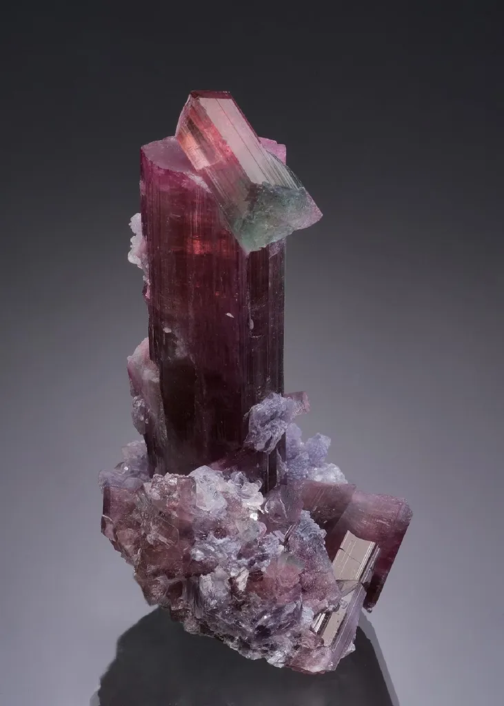 Elbaite with Lepidolite image