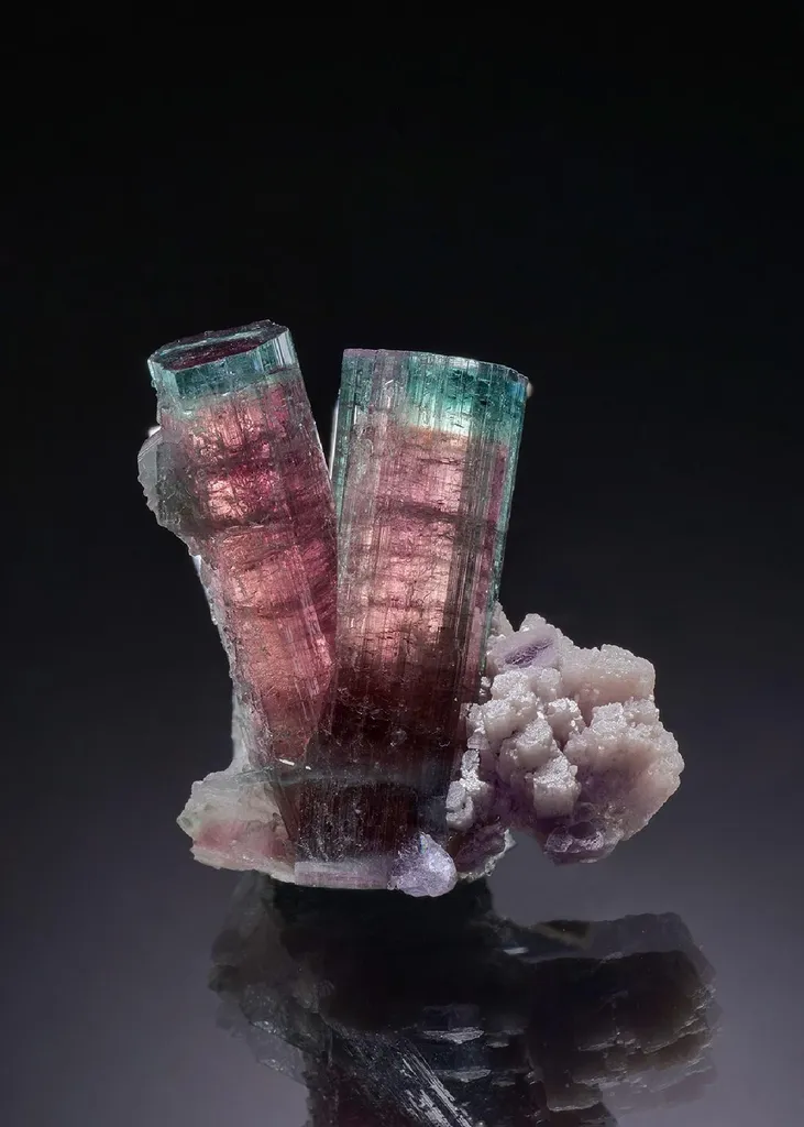 Elbaite with Lepidolite image