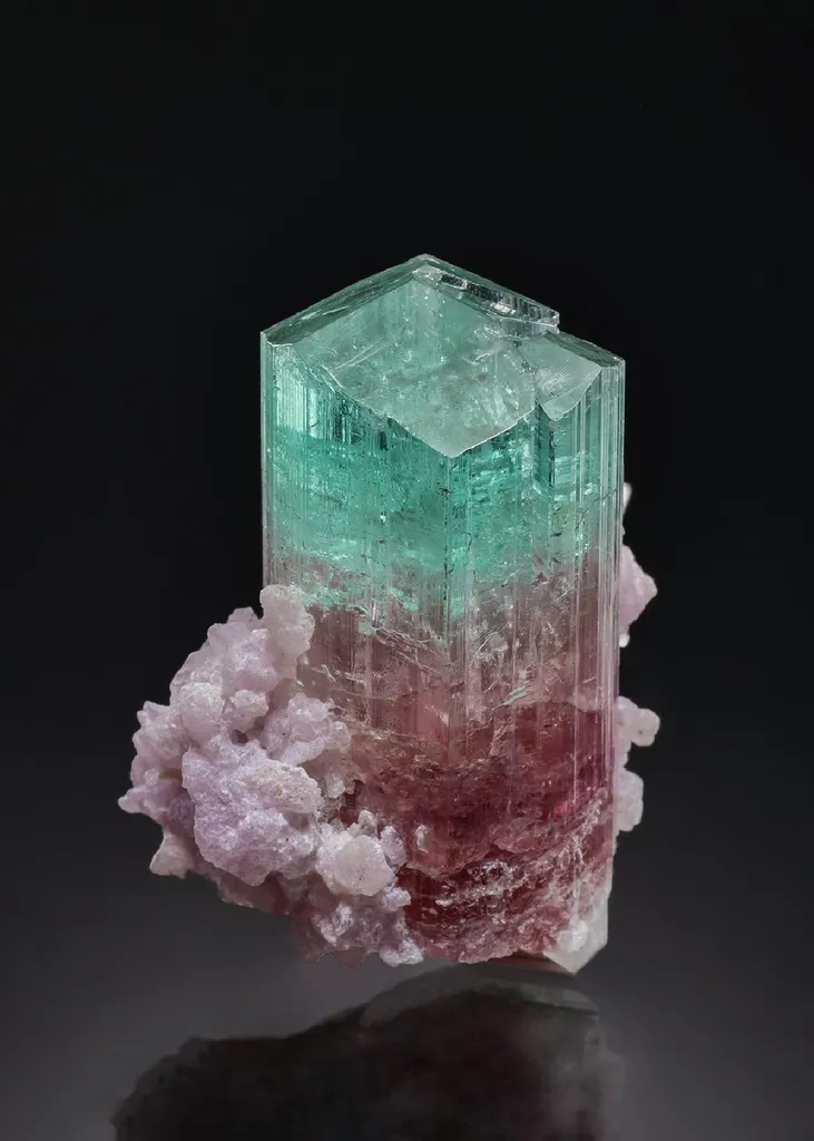 Elbaite with Lepidolite image