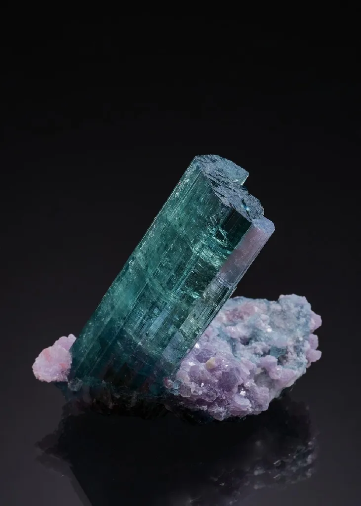 Elbaite with Lepidolite image