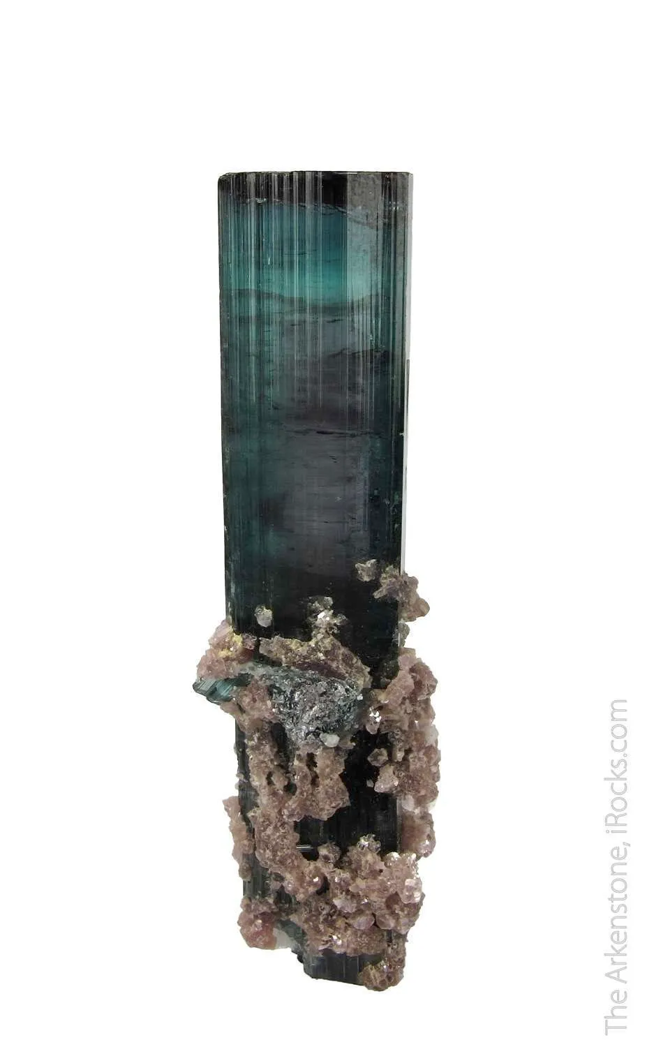 Elbaite with Lepidolite and Albite - image 1
