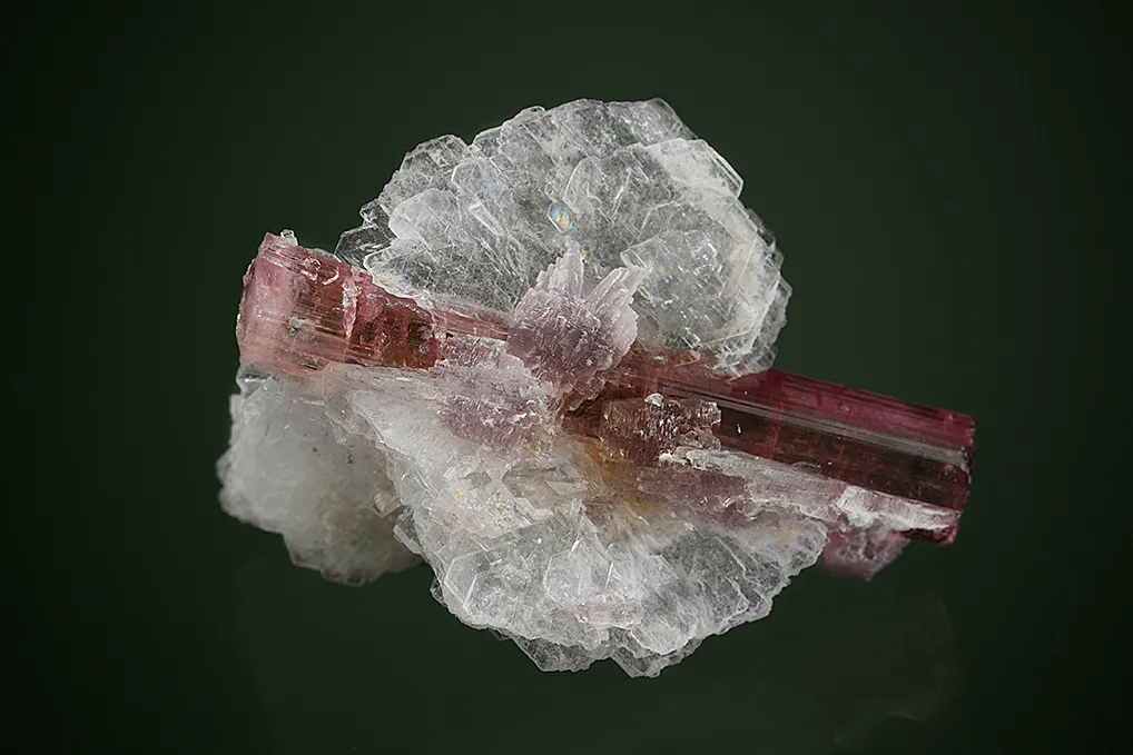 Elbaite with Lepidolite and Albite - image 2