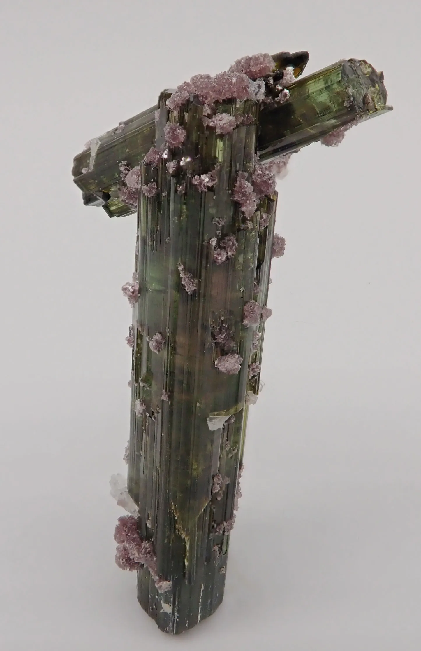 Elbaite with Lepidolite and Albite - image 1