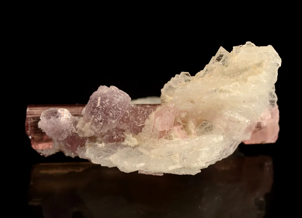 Elbaite with Lepidolite and Albite - image 6