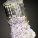 Elbaite with Lepidolite and Albite var. Cleavelandite - image 2
