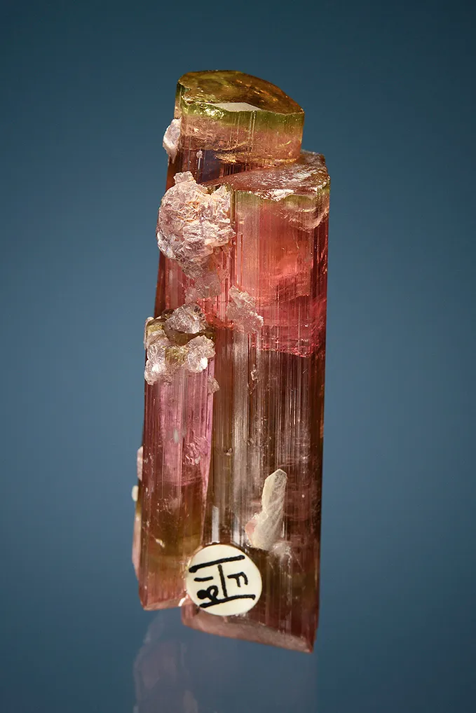 Elbaite with Lepidolite and Albite var. Cleavelandite - image 2