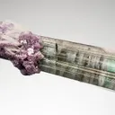 Elbaite with Lepidolite and Albite var. Cleavelandite - image 2