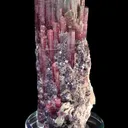 Elbaite with Lepidolite and Albite var. Cleavelandite (repaired) - image 2