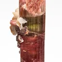 Elbaite with Lepidolite and Albite var. Cleavelandite (repaired) - image 1