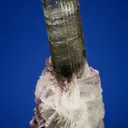 Elbaite with Lepidolite and Albite var. Cleavelandite (repaired) - image 2