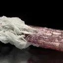 Elbaite with Lepidolite  and Albite var. Cleavelandite (repaired) - image 2