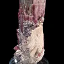 Elbaite with Lepidolite and Albite var. Cleavelandite (repaired) - image 3