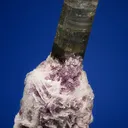 Elbaite with Lepidolite and Albite var. Cleavelandite (repaired) - image 4