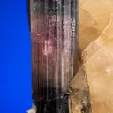 Elbaite with Lepidolite on Quartz (repaired) - image 2