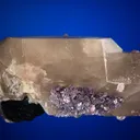 Elbaite with Lepidolite on Quartz (repaired) - image 5