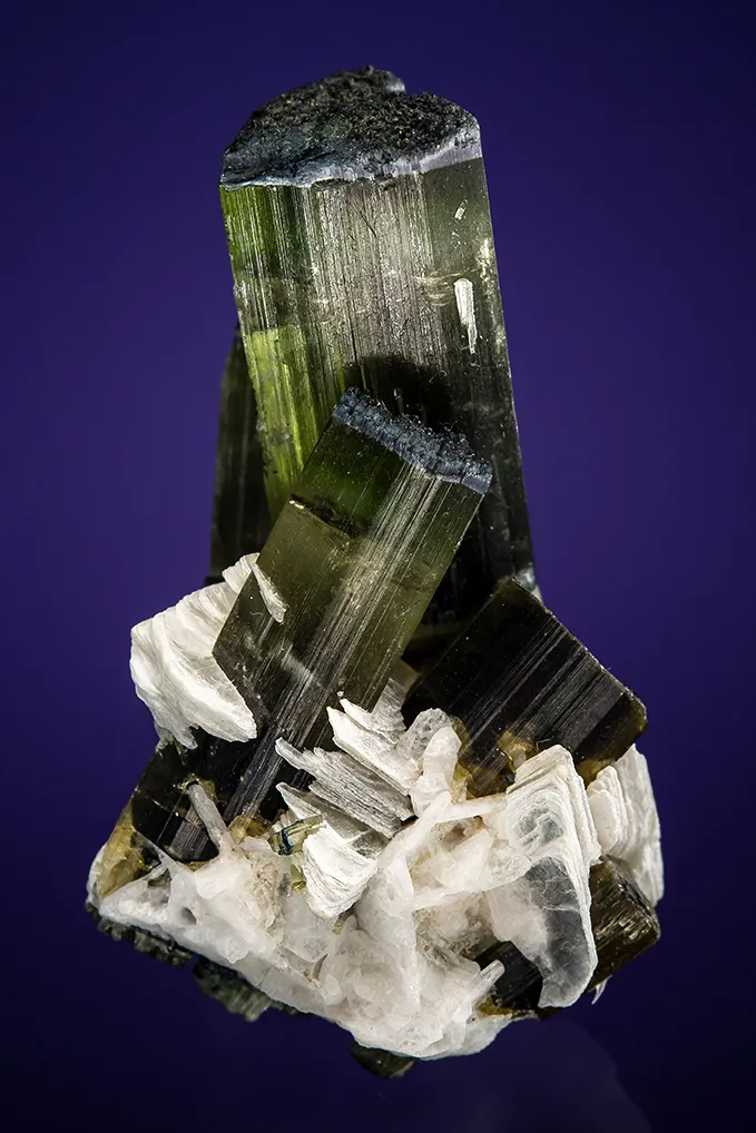 Elbaite with Mica and Albite var. Cleavelandite image