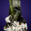 Elbaite with Mica and Albite var. Cleavelandite - image 1