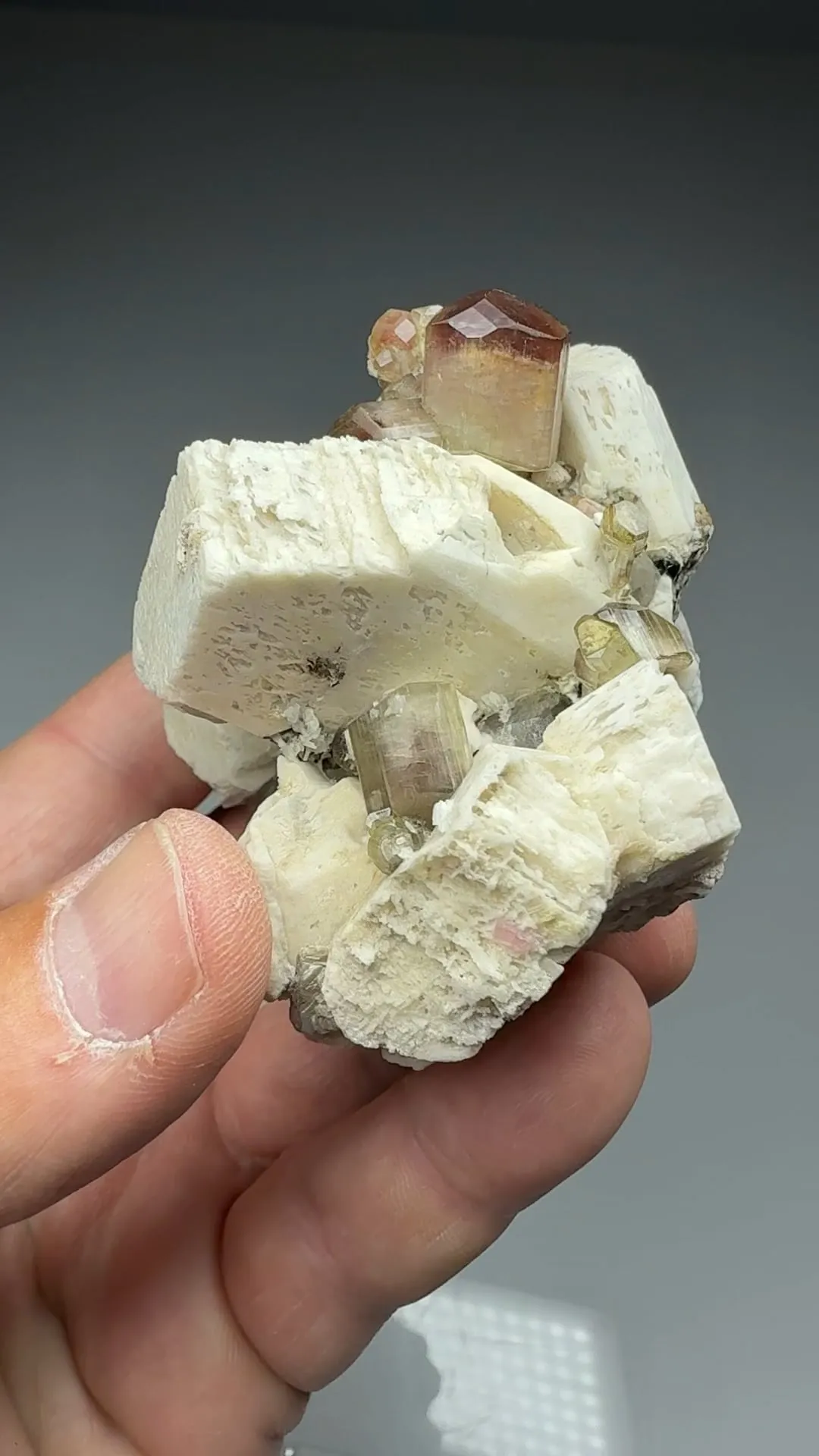 Elbaite with Orthoclase - image 2