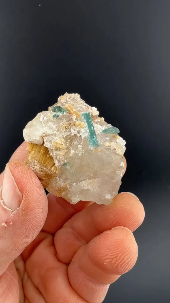 Elbaite with Quartz - image 2