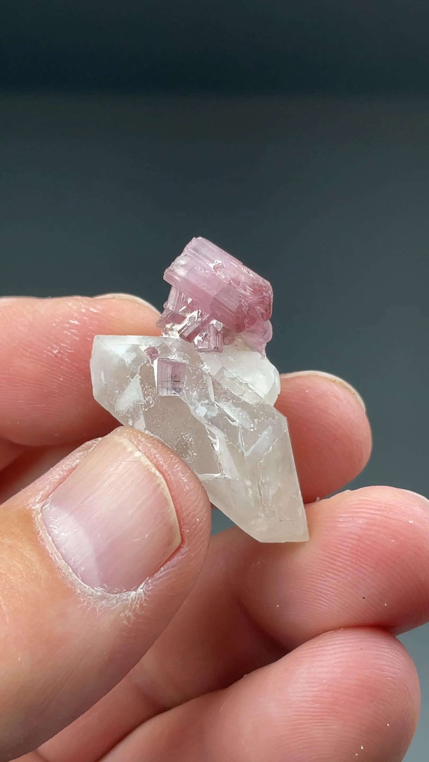 Elbaite with Quartz - image 2