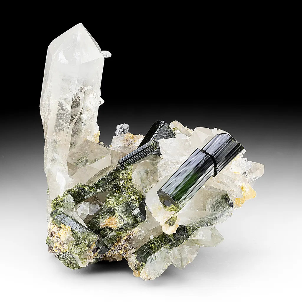 Elbaite with Quartz image